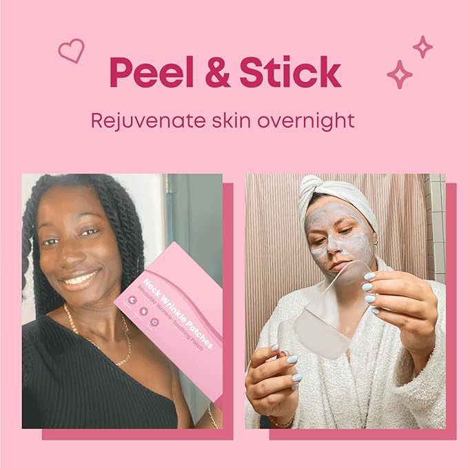 Neck wrinkle patches | reusable