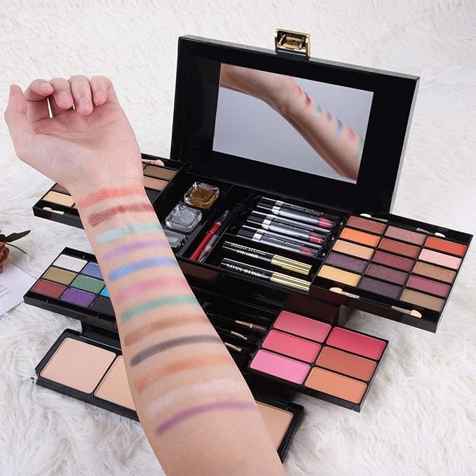 M 58 Color Professional Makeup pallet, Makeup Kit for Women Full Kit, All In One Makeup Kit Set, Makeup Gift Set for women girls (331N)