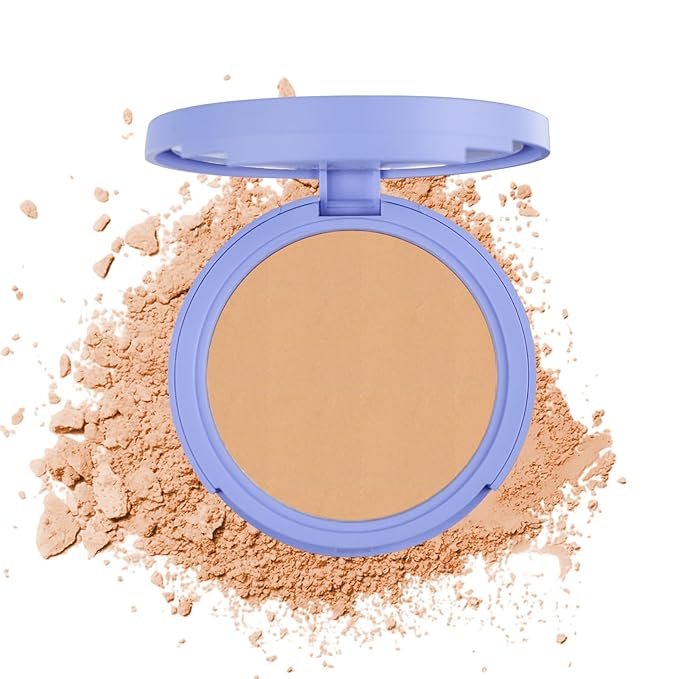 Oil Control Face Powder, Matte Smooth Setting Powder, Waterproof Long-Lasting Setting Powder, Perfect Lightweight Face Makeup For Soft Focus Finish, Minimizes Fine Lines And Pores (Pure Beige)