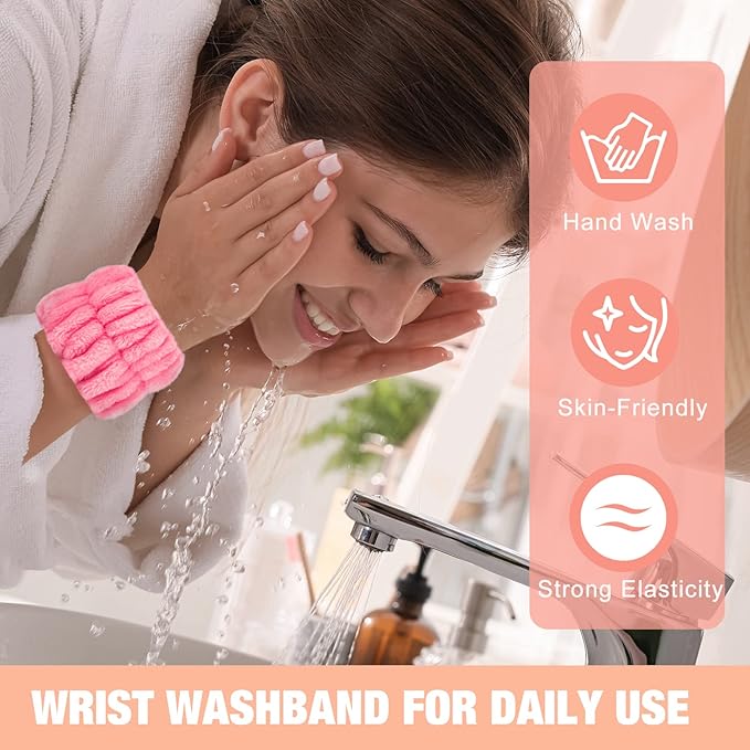Microfiber wrist spa wash towel