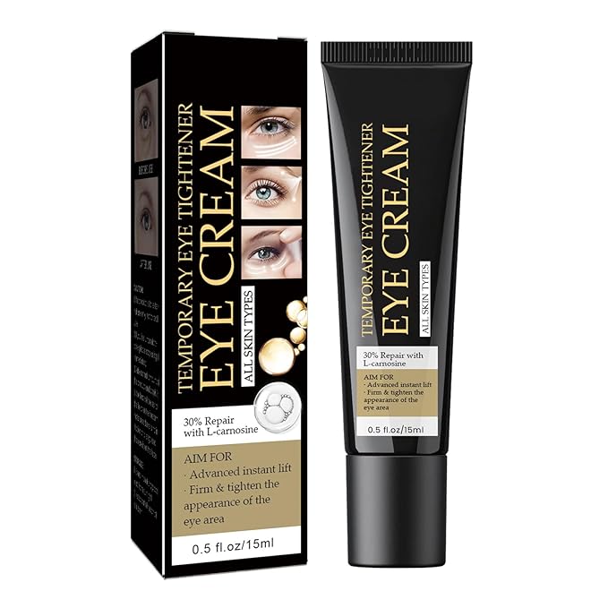 Temporary Eye Tightener Eye Cream, Instant Firmx Eye Cream Reduces Under Eye Bags and Wrinkles, Dark Circles Anti Aging Fine Lines, Firm Skin Under Your Eyes