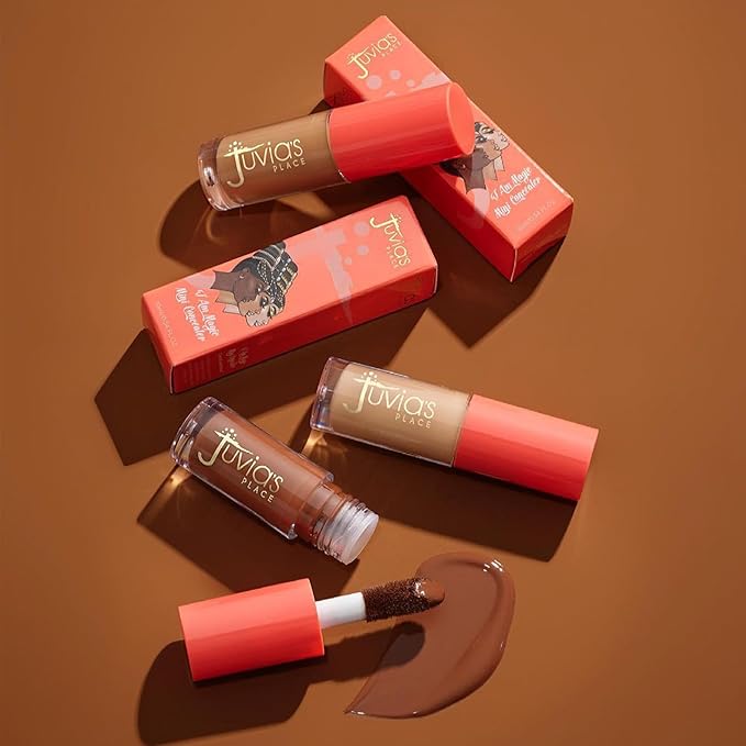 Juvia's Place I Am Magic Liquid Concealer J4 - Deepest Dark w/Cool Undertone / 0.34 fl oz, Full Coverage Concealer, Makeup Concealer, Hydrating Concealer, Waterproof Concealer, Long Wear Concealer