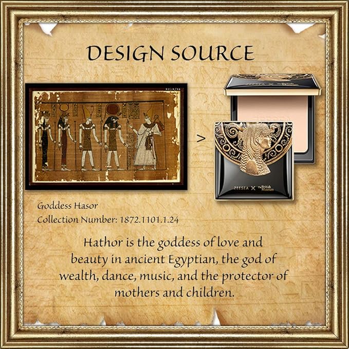 ZEESEA Pressed Powder The British Museum Egypt Series Natural Beige)