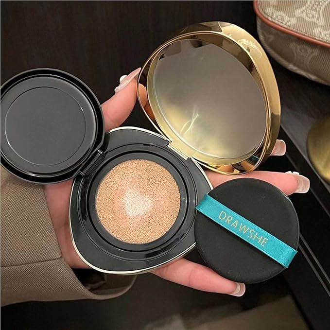 Full Coverage Foundation Air Cushion CC Cream Concealer Moisturizing Nourishing Natural Long-Lasting Even Skin Tone For All Skin Types