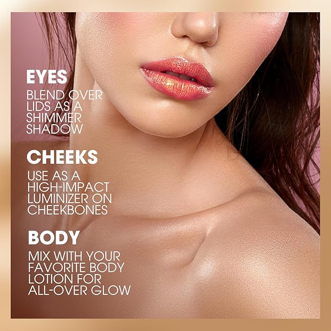 URQT Highly Pigmented Liquid Contour Highlighter - Built-in