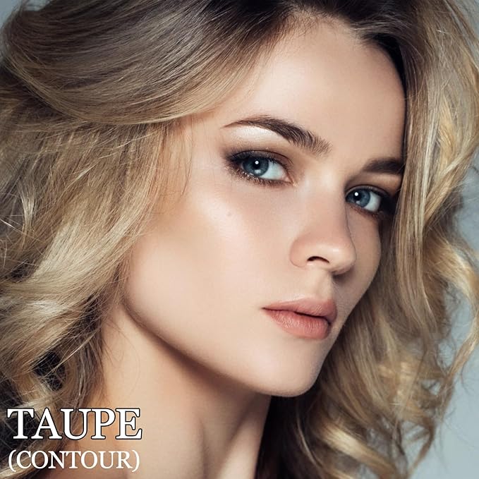 Erinde Matte Grey Contour Palette, Cool Toned Face