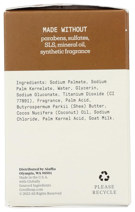 ALAFFIA Coconut Good Soap Value Pack 4 Count, 20 OZ