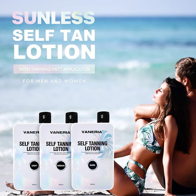 VANERIA Self Tan Lotion, Light