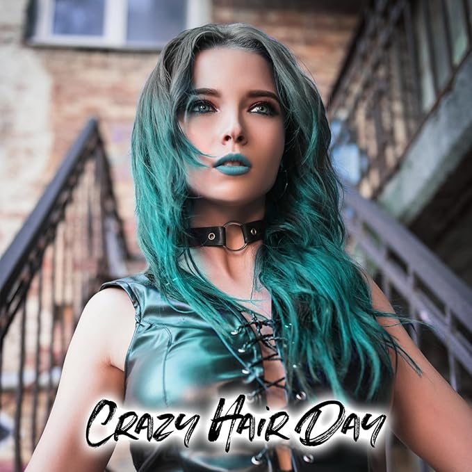 Light Blue Hair Spray Color