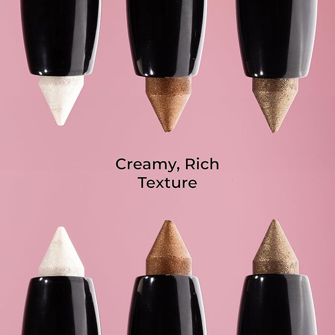 MCoBeauty Eyeshadow Stick, Shimmer, Pearl, Highly Pigmented, Built-in Sharpener, Vegan, Cruelty Free Cosmetics