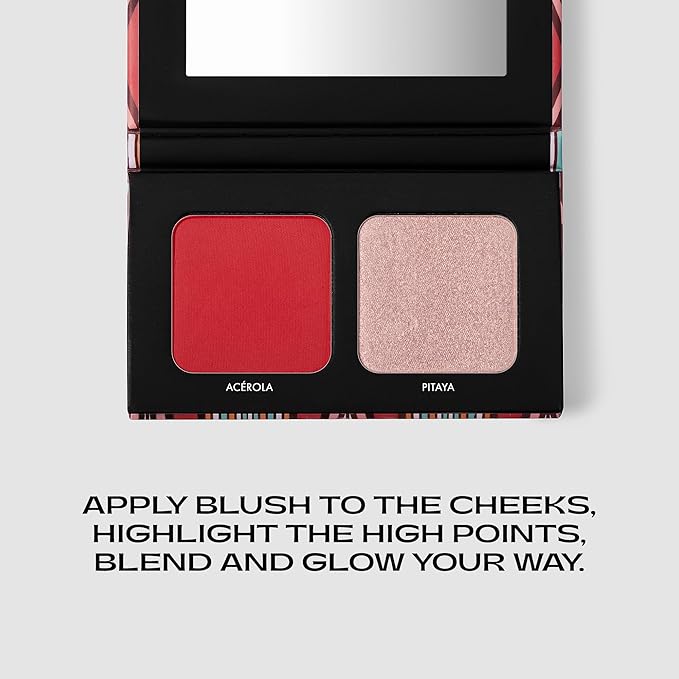 black Up Blush and highlighter duo WAXDUO02