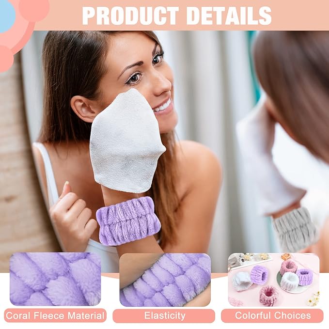 Women's wrist towels for washing