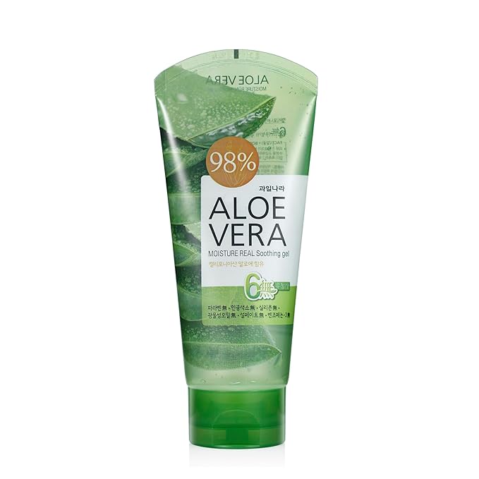 WELCOS Kwailnara California grown Aloe Vera Moisture Soothing Gel, 98% Pure, All-in-One for Face, Body, Hand, Hair, Korean Skin Care (5.07 Fl oz.)