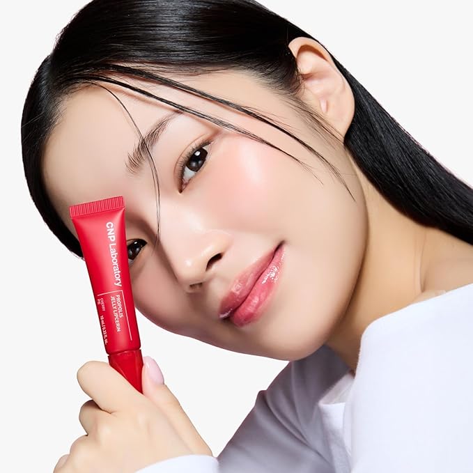 CNP Propolis Jelly Tinted Lipcerin™ - 04 Cherry Pie, Hydrating Lip Balm & Gloss with Manuka Honey + Hyaluronic Acid, Korean Skincare, 0.3 fl.oz.