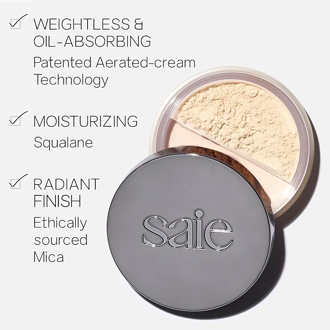 Saie Airset Radiant Loose Setting Powder - Weightless Translucent () 0.14 oz