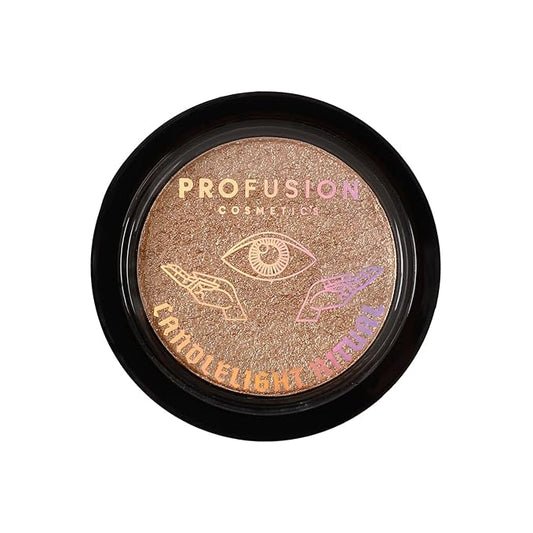 Profusion Cosmetics Candlelight Ritual Highlighter, Unleash Your Inner Glow and Illuminate Your Look with Premium Cream to Powder Beauty Tool for Effortless Glamour