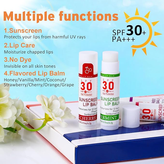 SPF 30 Lip Balm with Sunscreen,