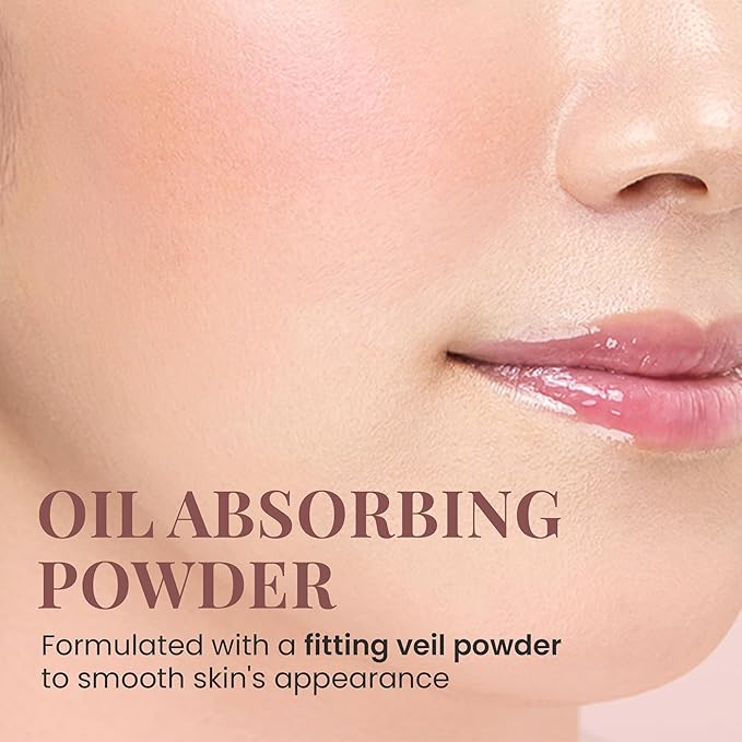 Paul & Joe Pressed Blush Palette Refill Only, Case Sold Separately, Oil-Absorbing Blush Powder, Bi-Color Face Blushes with Fitting Veil Powder, Light Beige and Pink, 06 Strawberry Chocolate, 0.17 oz