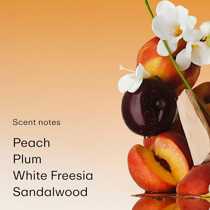 PHLUR Peach Skin Body Mist - Hair & Body Mist Fragrance - Peach, Plum, Bergamot, Milky Sandalwood & White Freesia Body Spray
