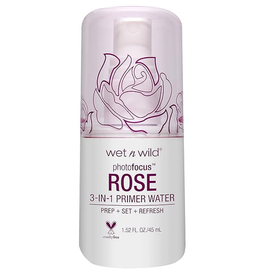 wet n wild Photo Focus Primer Water, Rose 1.52 Ounces