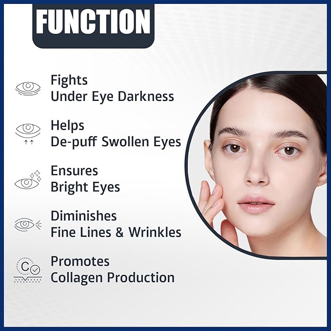 Under Eye Cream for Dark Circles and Fine Lines, Repair Eye Cream for Lifting Firming and Anti-Wrinkle, Anti Age Eye Care Product