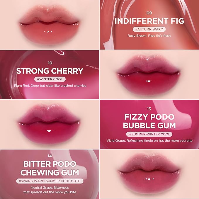 lilybyred Bloody Liar Coating Tint | Korean Glossy Lip Stain, Vivid Juicy Color, Syrupy Shine, Moisturizing, Long-Lasting & Smudge-Proof, Non-Sticky, Lightweight, 0.14 oz. (08 Confident Cherry Tomato)