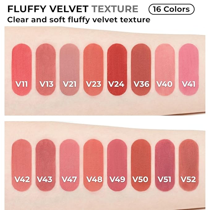 BBIA Last Velvet Tint NEW - Soft Creamy Matte Finish Lip Stain, Blur Effect & Velvety Texture, Long-Lasting, High Pigment, Non-Drying, Vegan, Korean Lip Makeup (V03 EXTRA RED, Pack of 1)