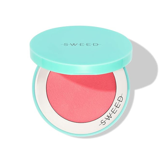 SWEED - Air Blush Cream | High Pigmented, Velvet Finish | Vegan, Cruelty-Free, Clean Beauty (Lucky, 1.4 oz | 40 g)