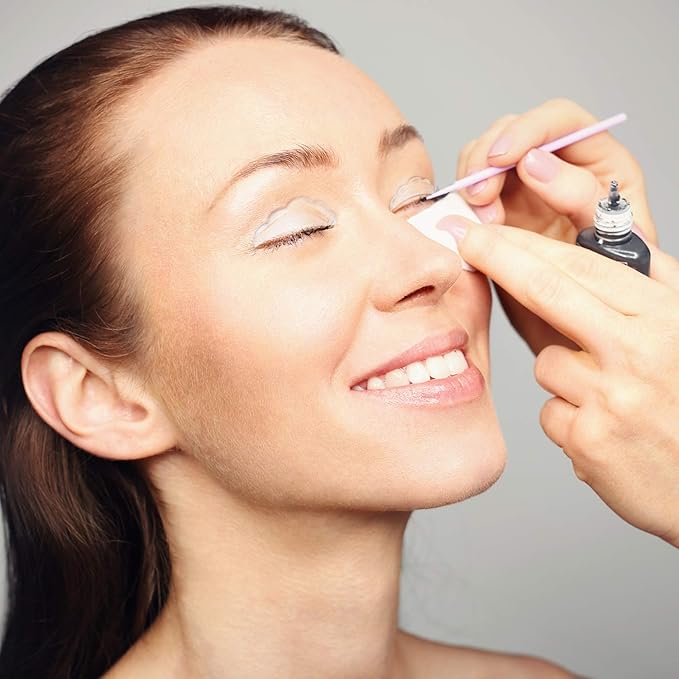 Silicone Eyelash Perming Tool Set, include 6 Pairs Eyelash Perming Curler Silicone Pad and Lash Y Brush, 13 Pieces Totally