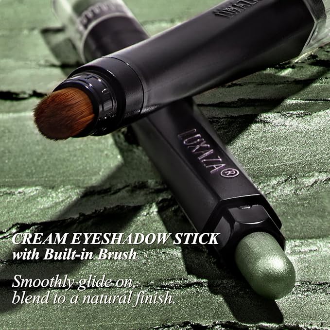 Neutral Eyeshadow Stick Makeup Set, Metallic Shimmer Matte Cream Eye Shadow Eyeliner Brightener Pencil Crayon - Classic 6PCS A013