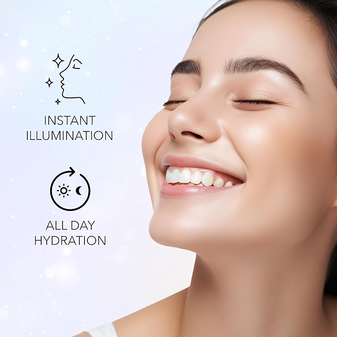 Strobe Cream - Silver | with Shea Butter & Hyaluronic Acid | Hydrating & Illuminating Makeup | for Radiant Dewy Skin | 1.01 Fl Oz (30ml)