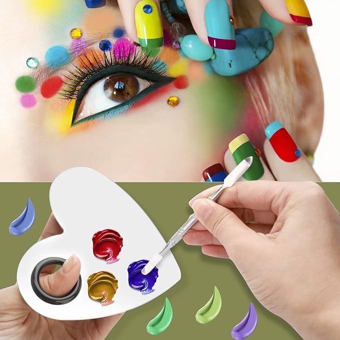 4 in 2 Set Makeup Mixing Palettes, 2 Mixing