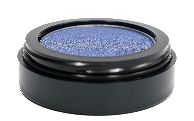 Atlantic Navy Denim Royal Blue Sparkling Pressed Powder Single Vegan Eyeshadow; Talc, Paraben & Cruelty Free