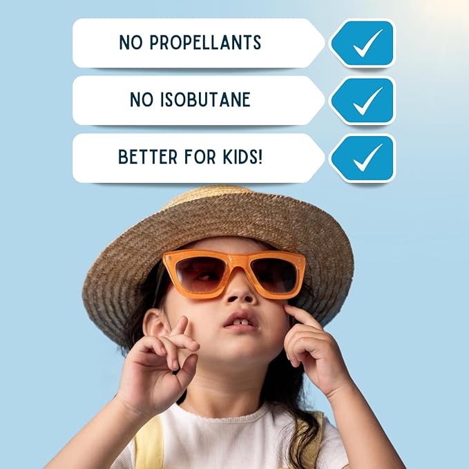 Florida Glow SPF 50 Sunscreen Spray- Hawaii 104 Reef Act & Florida Keys Compliant Broad Spectrum Water Resistant Sport Sun screen - Child Friendly PABA Free & Oxybenzone Free (5.5 Fl Oz 2-pack)