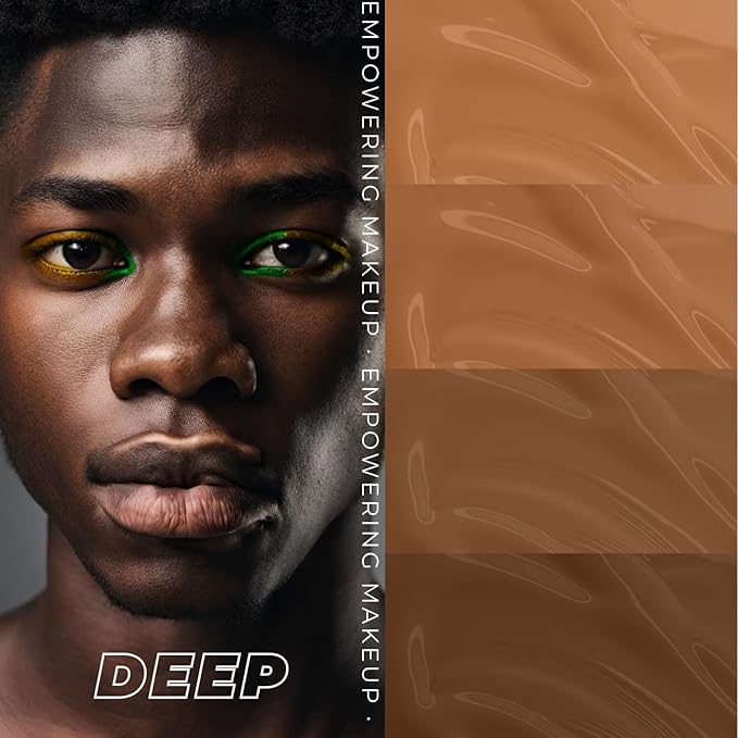 LAMEL OhMy Clear Face Full Coverage Foundation - Acne Coverage - Salicylic Acid & Tea Tree Extract - Dewy & Flawless Finish - Sensitive Skin Care - Organic & Oil-Free - 409, 1.35 fl.oz