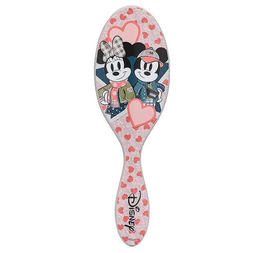 Wet Brush Original Detangler Hair Brush, Mickey & Minnie (Disney Love), Ultra-Soft IntelliFlex Bristles, Detangling Bristles Glide Through Tangles (Wet Dry & Damaged Hair), Women & Men