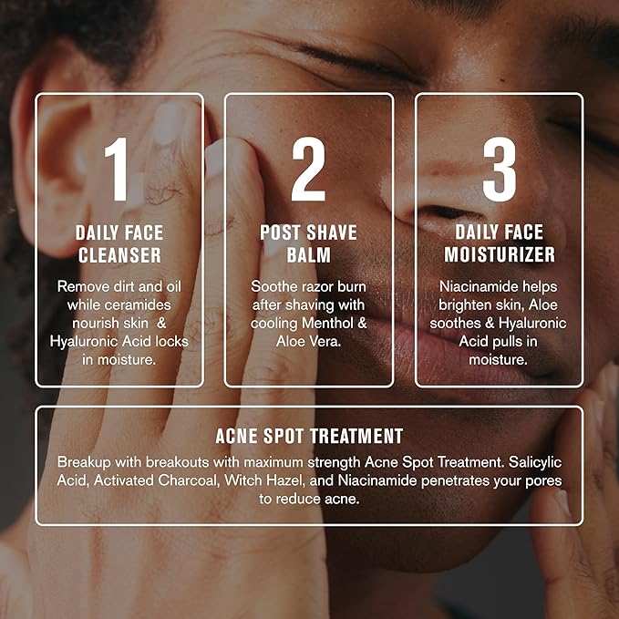 Every Man Jack Daily Face Lotion for Men - Deeply Moisturize and Revive Dry, Tired Skin with Hyaluronic Acid, Aloe Vera and Niacinamide - 2.5 oz Men’s Face Lotion (2 Pack)