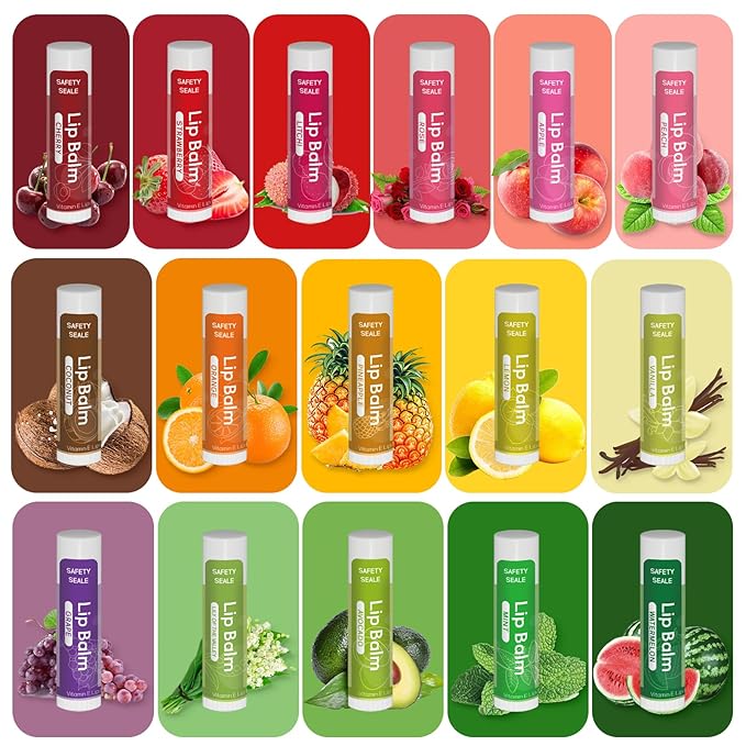 64 Pack Natural Lip Balm Bulk