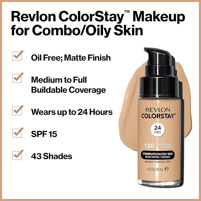 Revlon Colorstay Make Up Combination Oily Skin 320 True Beige 30ml