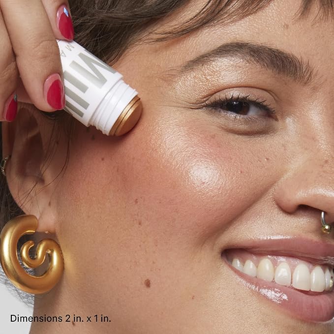 Milk Makeup Highlighter, Spark (Golden Copper) - 0.21 oz - Dewy Cream Highlighter Stick - Blendable & Buildable - 1,000 Swipes in Every Stick - All Skin Types - Vegan, Talc Free & Cruelty Free