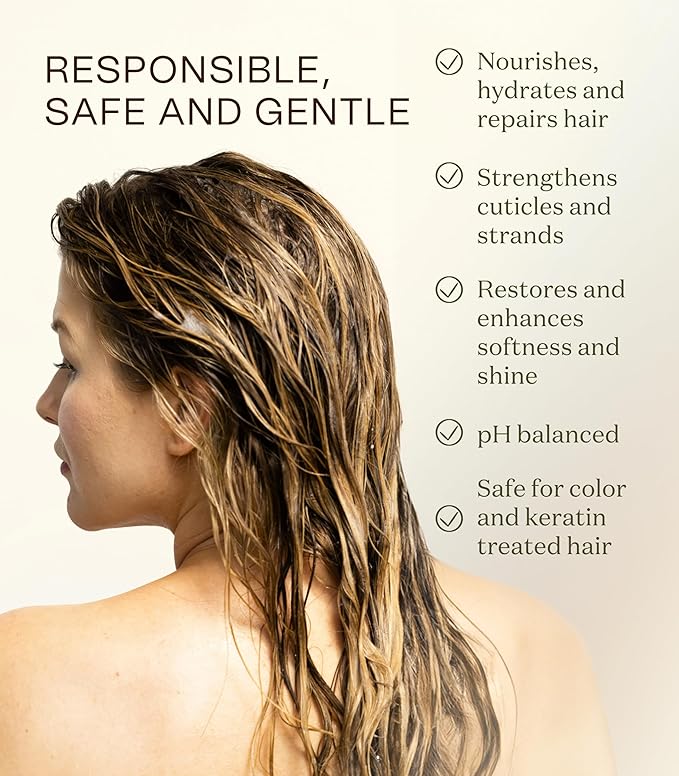 Tea Tree Hair Conditioner - Organic, Sulfate-Free, Color-Safe, Silicone-Free, Cruelty-Free, with Shea Butter and Jojoba Oil