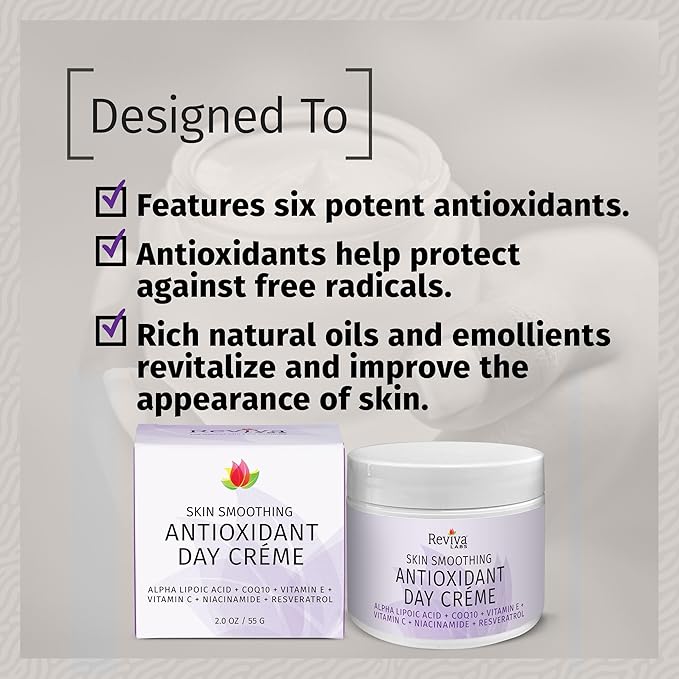 REVIVA LABS - Skin Smoothing Antioxidant Day Créme