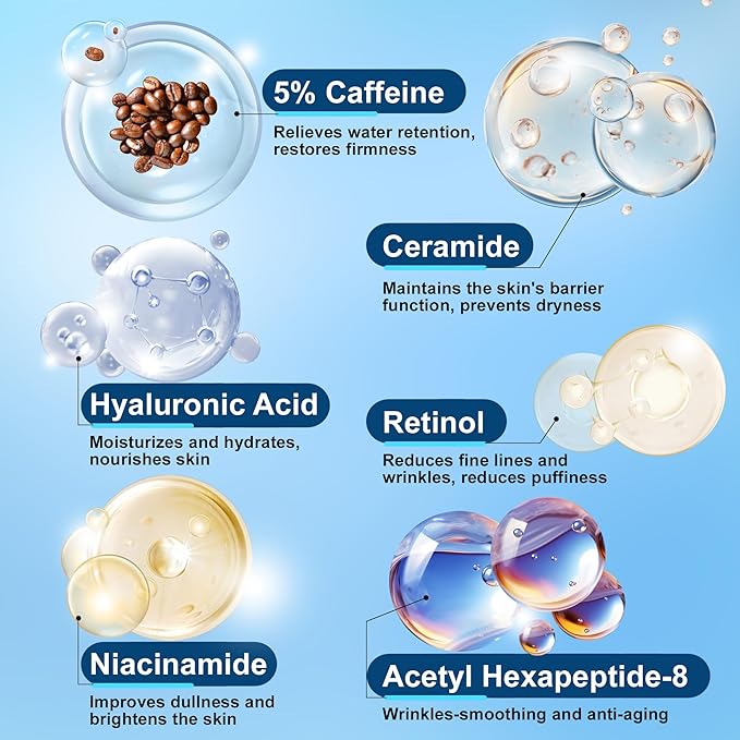 Caffeine eye cream for dark