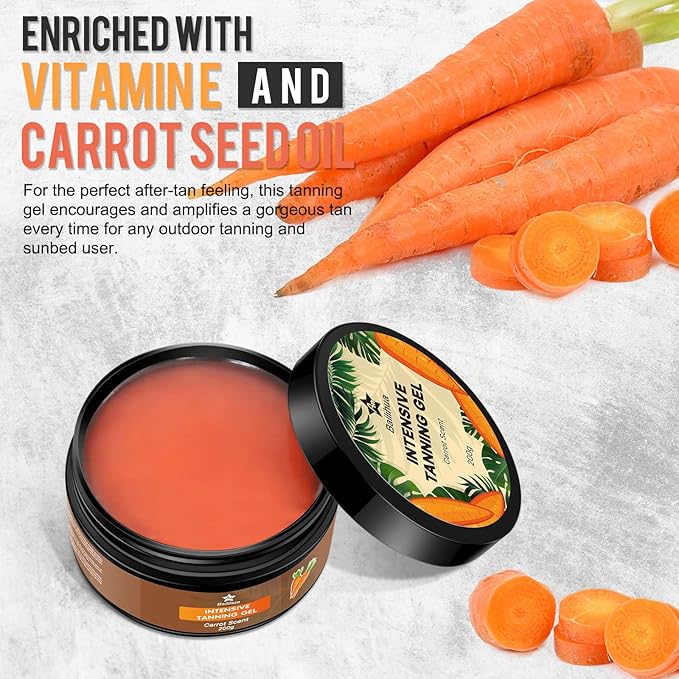 Tanning Gel Accelerator Sunbed Gel Carrot Scent