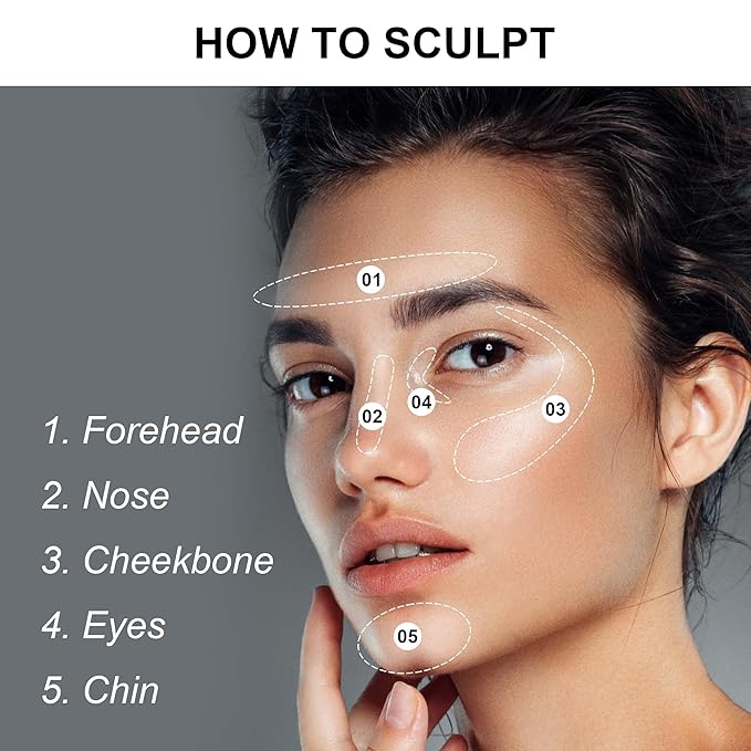 FV Cream Highlighter Stick, Blendable & Long Lasting 03 Champagne