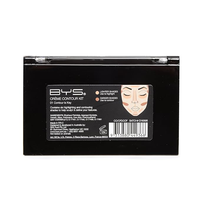 BYS Contour Cream Palette - Contour is Key