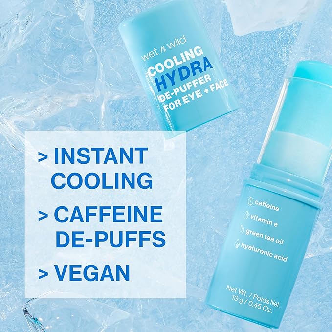 wet n wild Cooling Hydra De-Puffer, Soothing Face & Cruelty-Free