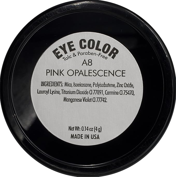 Purple Pink Opalescence Shimmering Mauve Opaque Pressed Powder Single Eyeshadow; Talc, Paraben & Cruelty Free