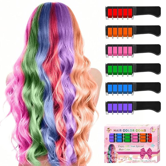 6 Color New Hair Chalk