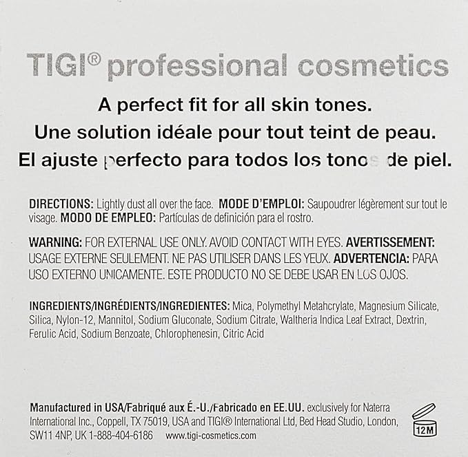 TIGI Cosmetics High Definition Setting Powder, 0.58 Ounce